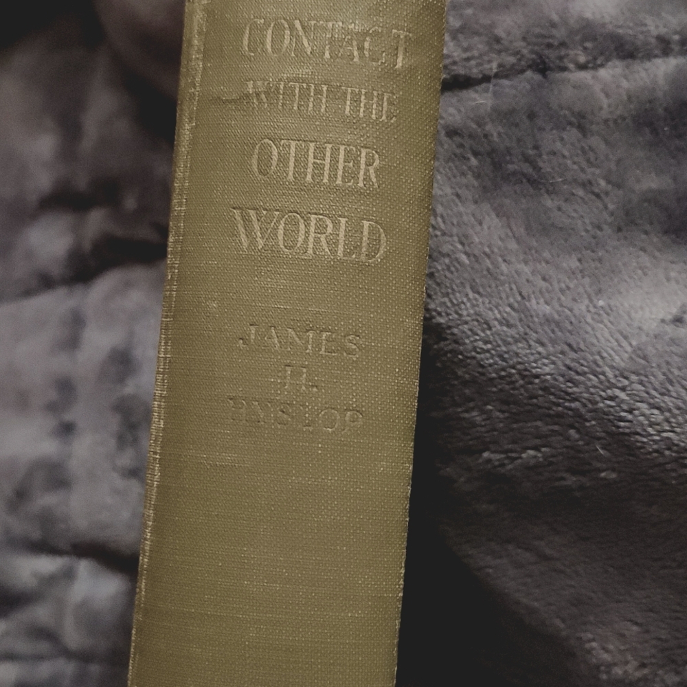 1919 Contact with the Other World 1st Edition by James H. Hyslop antique